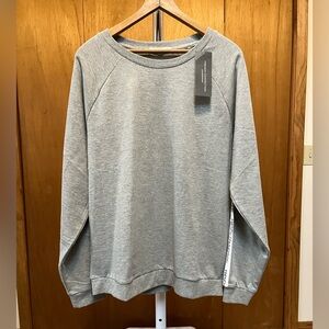 French Connection Loungewear Gray Crewneck Sweatshirt Size M NWT